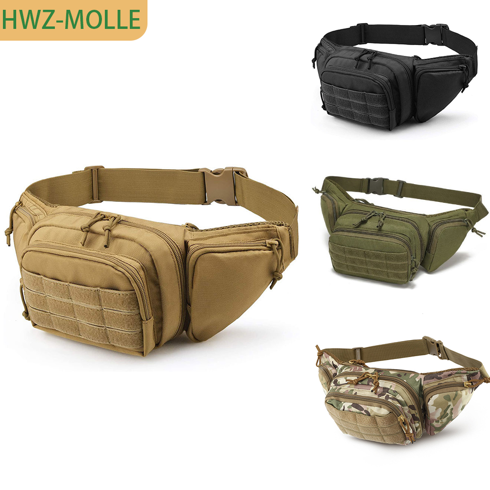 Edc Carry Fanny Pack - Riñonera Táctica Molle, Bolsa de Cintura