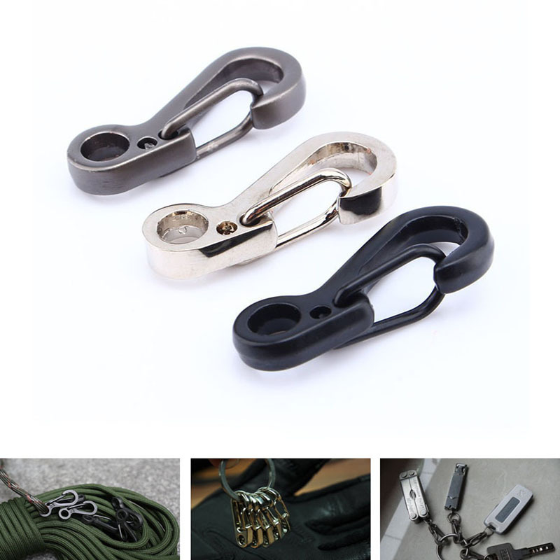 Edc Carry Pack - Lote de 10 Mini Mosquetones, Ganchos