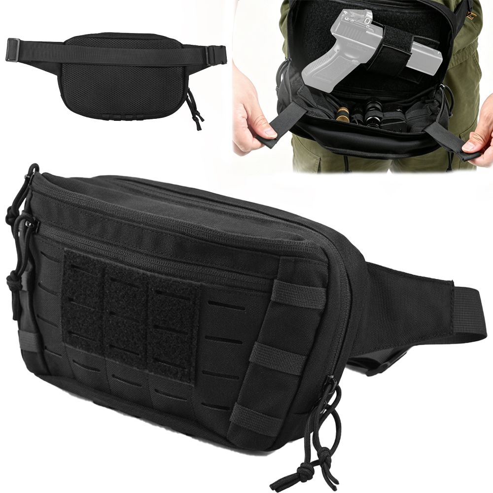 Edc Concealed Carry Holster - Riñonera Táctica para Pistola, Bolsa de