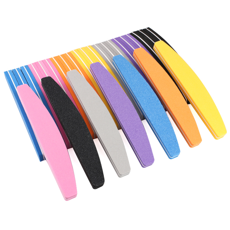 Nail File Titanium - 10/50 unidades de limas de esponja