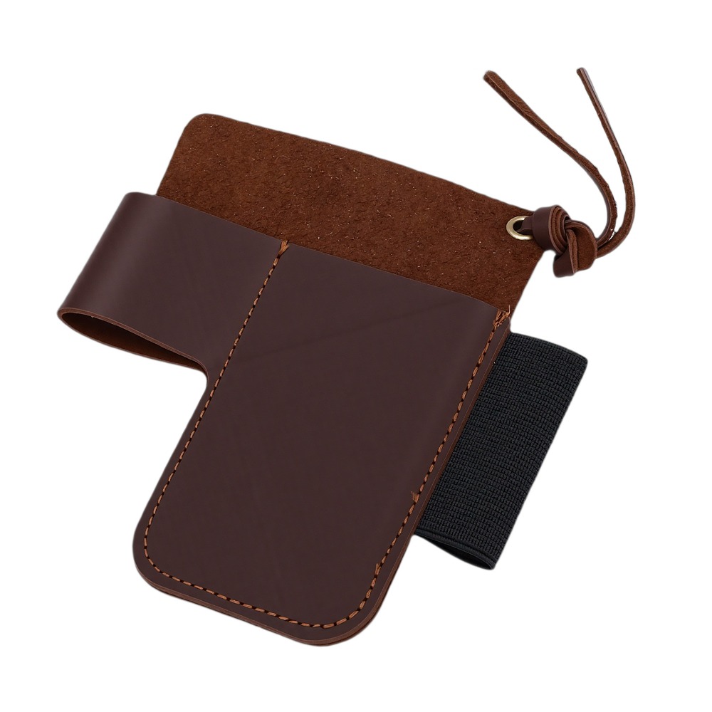 Leather Edc. Carry Pouch - Funda Multiherramienta de Cuero Vacuno Resistente