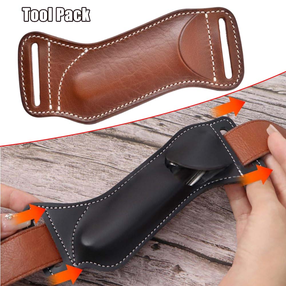 Leather Edc. Carry Pouch - Funda Táctica para Herramientas EDC, Funda