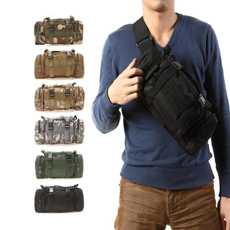 Edc Carry Fanny Pack - Riñonera de lona Molle, riñonera impermeable,