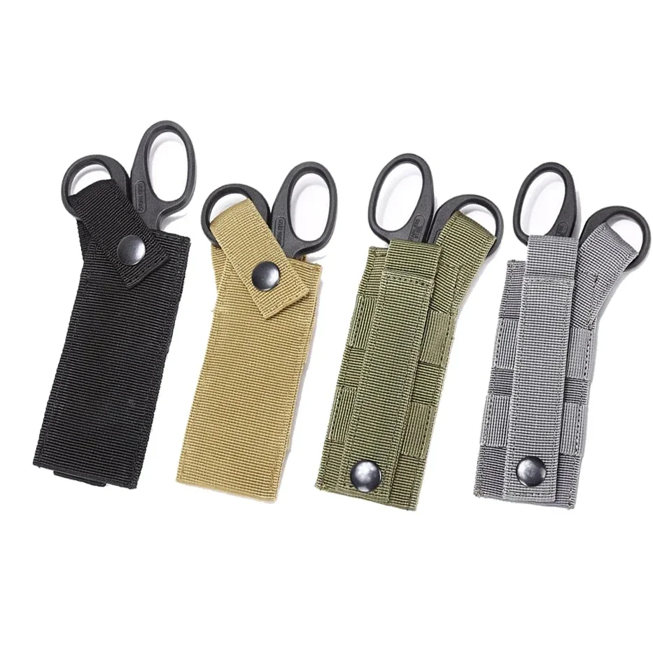 Edc Carry Holster - Bolsa táctica Molle para tijeras médicas,