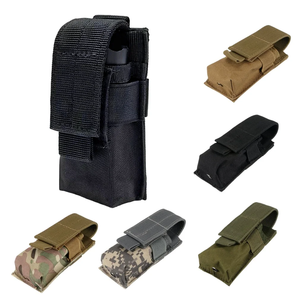 Edc Carry Holster - Molle-bolsa táctica para linterna M5, funda
