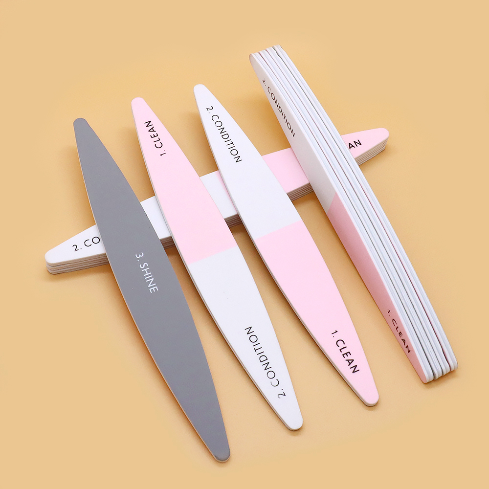 Nail File Titanium - 30 Uds. Tira de lima pulidora
