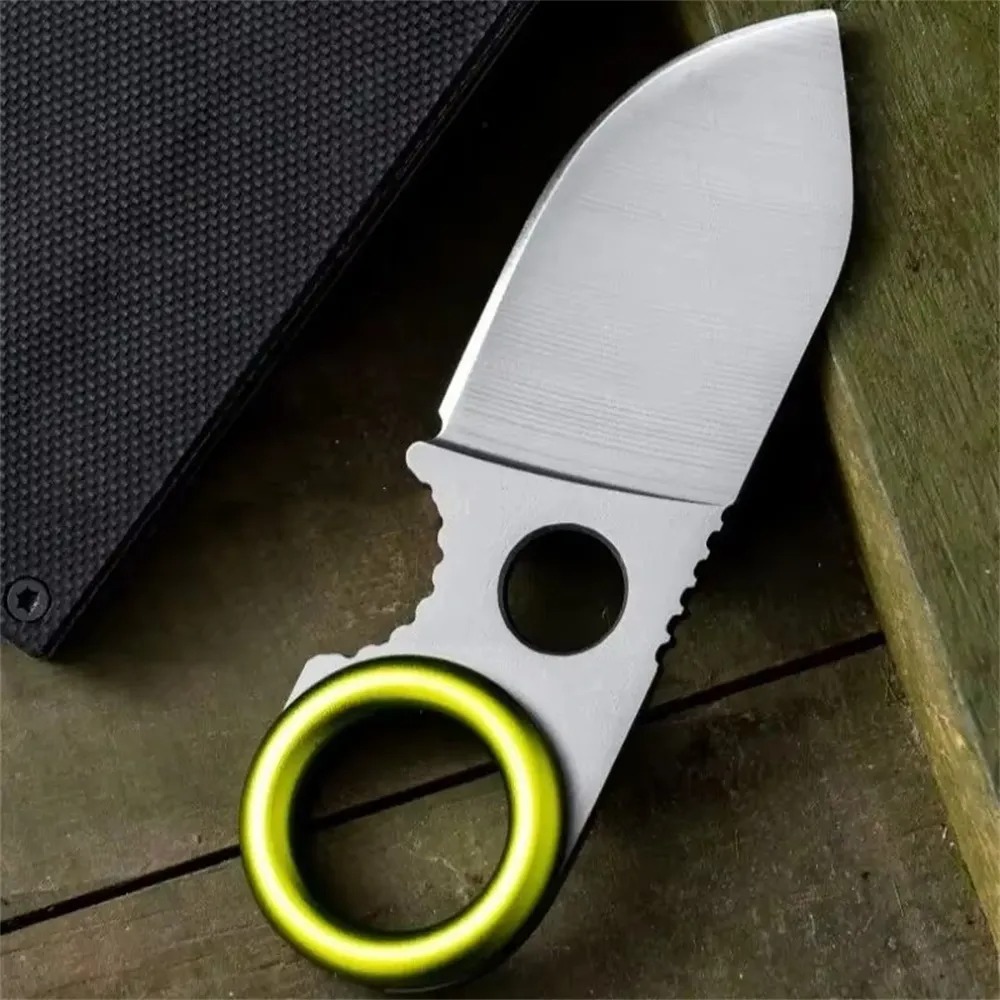 Edc Pocket Carry Fixed Blade - Mini Cuchillo de Anillo EDC con