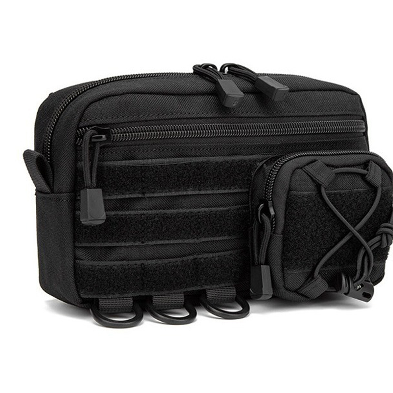 Edc Front Carry Bag - Bolsa Táctica Horizontal MOLLE, Bolsillo Frontal