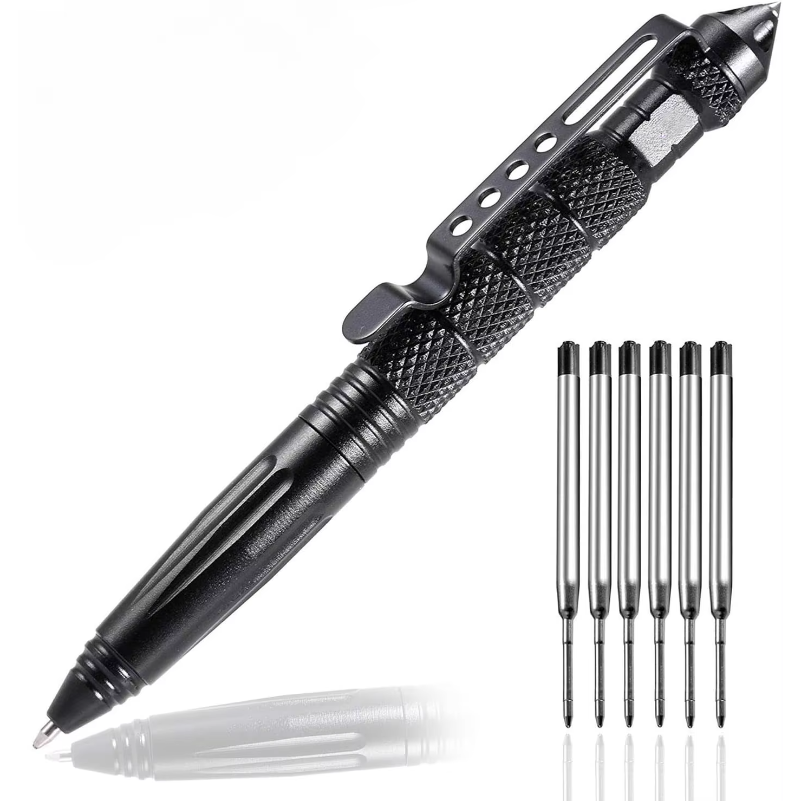 Pen Tactical Glass - Bolígrafo táctico militar, bolígrafo profesional de