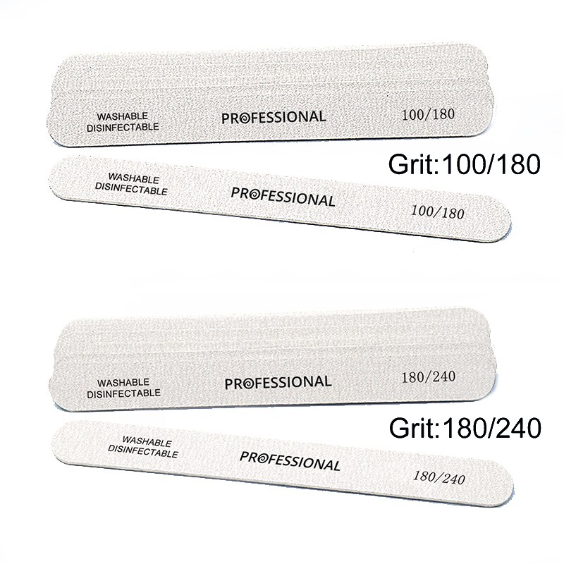 100 Pzs de Lima de uñas de mad - Nail File Titanium reseña y precio