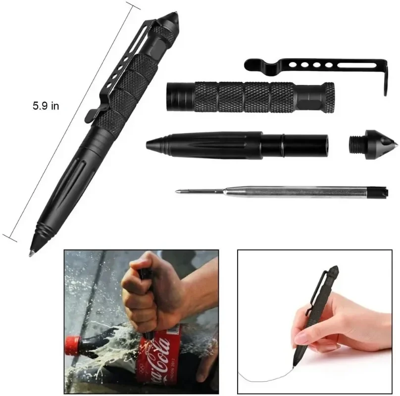 Bolígrafo táctico militar, bol - Pen Tactical Glass reseña y precio
