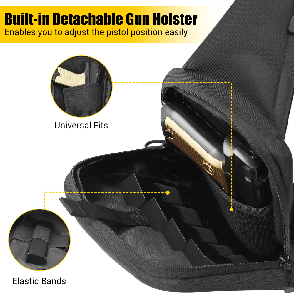Bolsa Táctica para Pistola, Fu - Edc Concealed Carry Holster reseña y precio