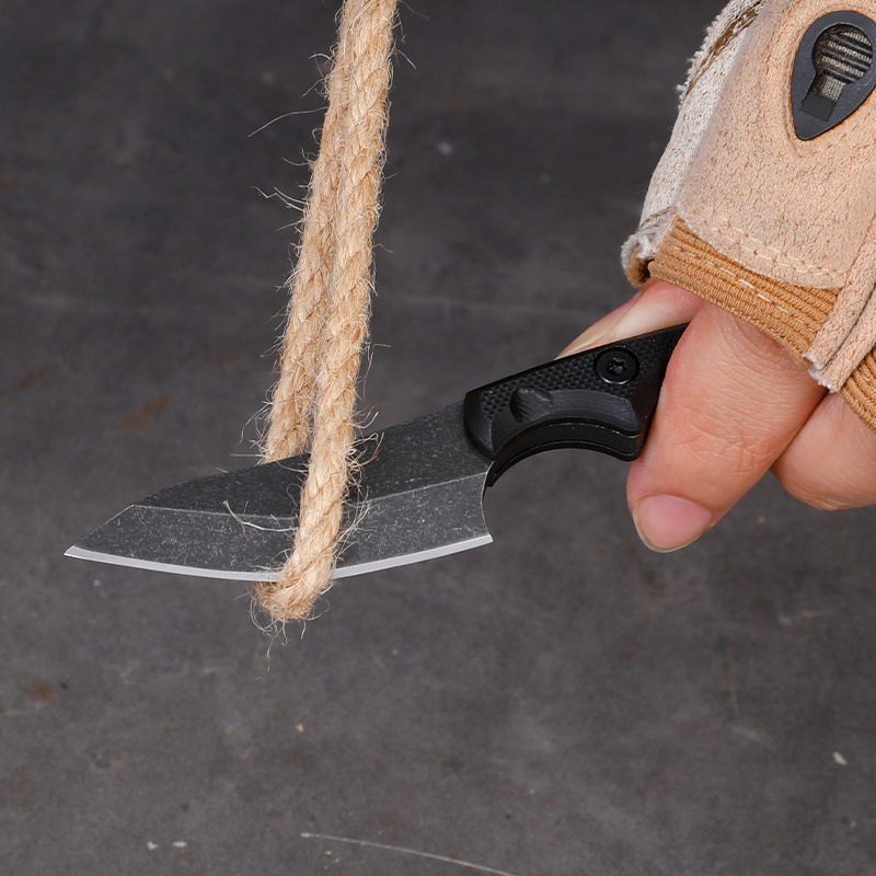 Cuchillo de hoja fija pequeña  - Edc Carry Pocket Knife reseña y precio