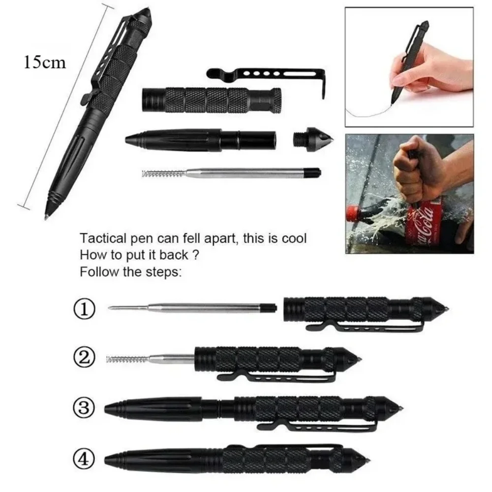 Bolígrafo Táctico Multifuncion - Pen Tactical Glass reseña y precio