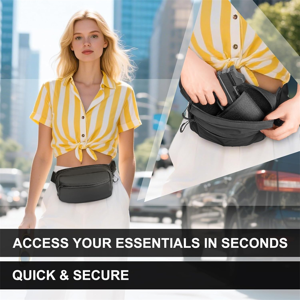Bolsa de transporte oculta par - Edc Carry Fanny Pack reseña y precio