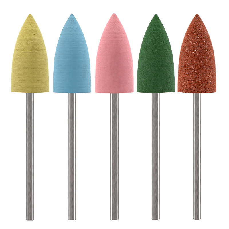 Juego de 5 brocas de silicona  - Nail File Titanium reseña y precio