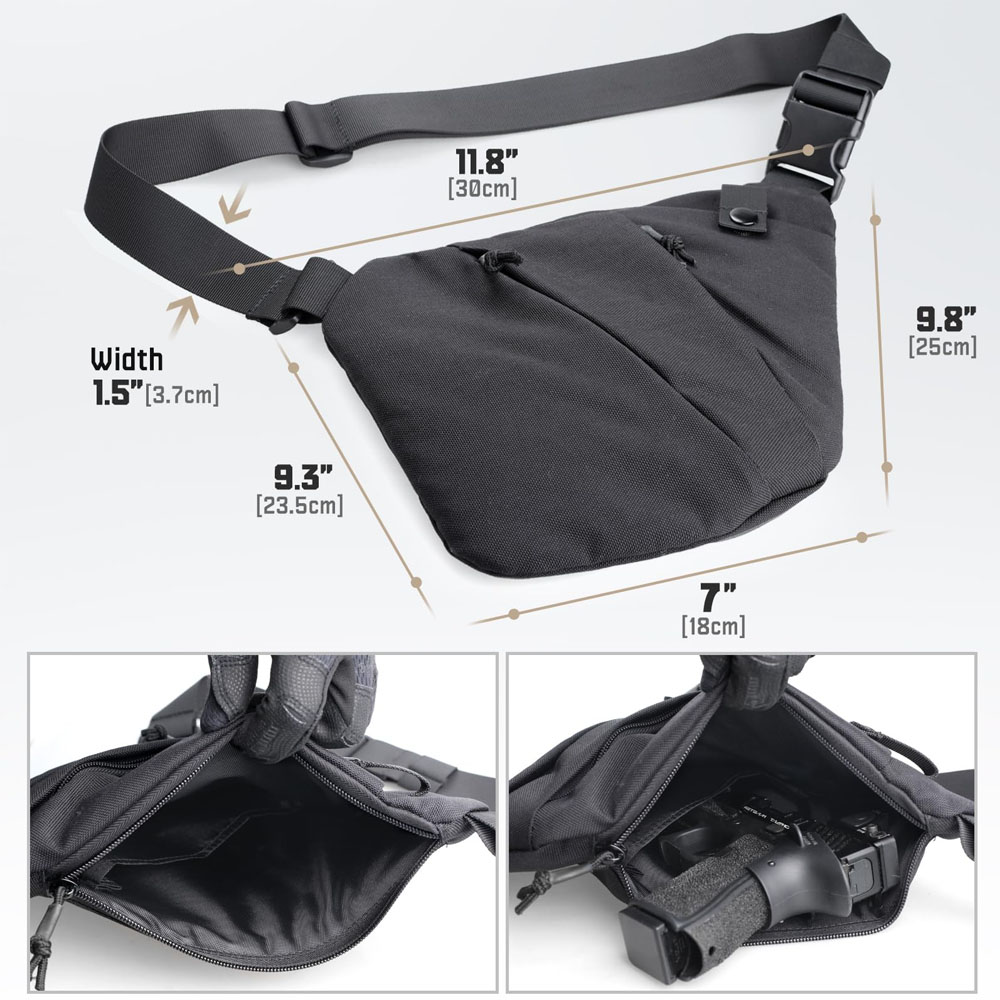 Bolsa de transporte táctica pa - Edc Pistol Carry Bag reseña y precio