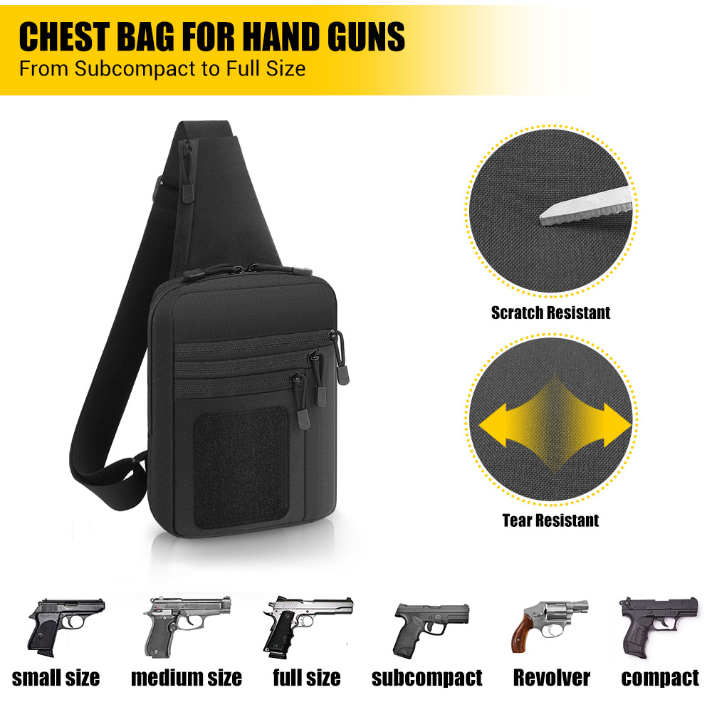Bolsa táctica para pistola, fu - Edc Concealed Carry Holster reseña y precio