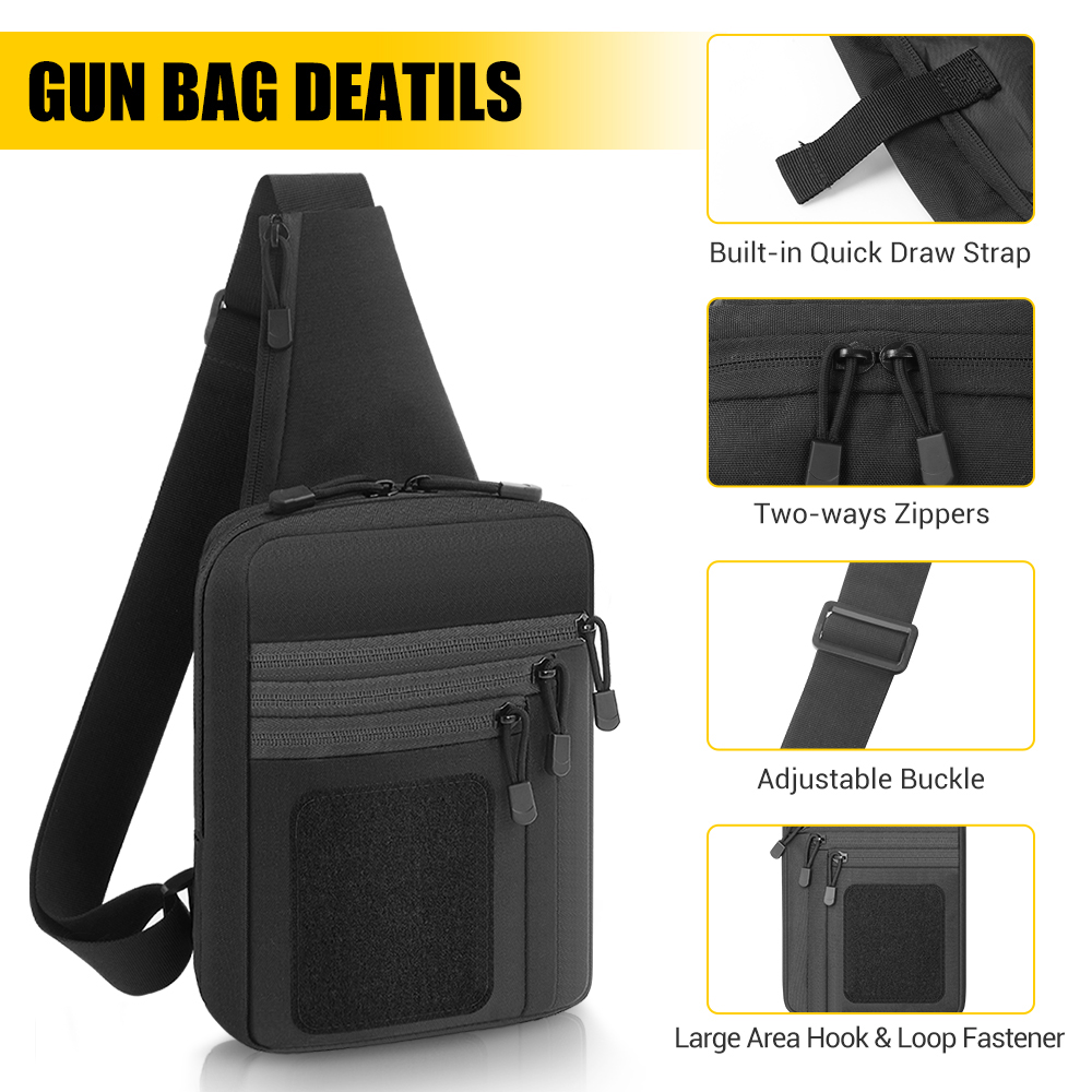 Bolsa táctica para pistola, fu - Edc Concealed Carry Holster reseña y precio