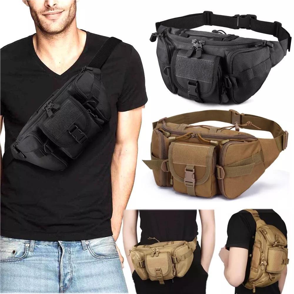 Riñonera táctica para hombre,  - Edc Carry Fanny Pack reseña y precio