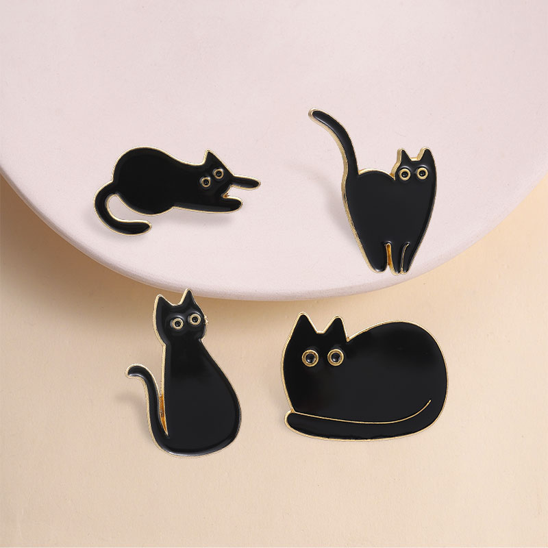 Broches de esmalte de gato neg - Edc Everyday Carry Knives reseña y precio
