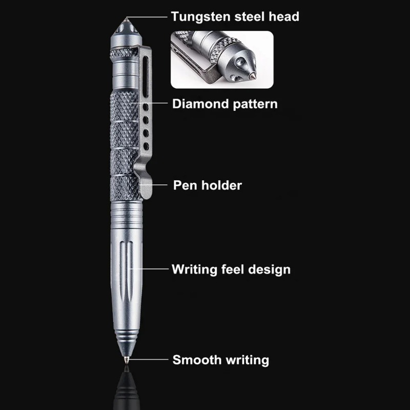 Bolígrafo táctico militar de a - Pen Tactical Glass reseña y precio