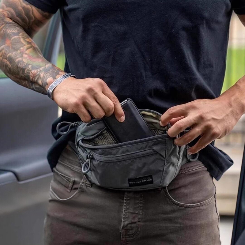 Riñonera para hombre con corre - Edc Carry Fanny Pack reseña y precio
