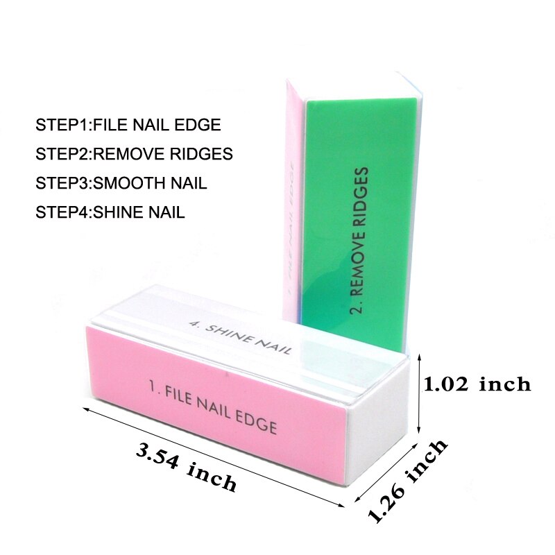 5 uds./lote de bloque de pulid - Nail File Titanium reseña y precio