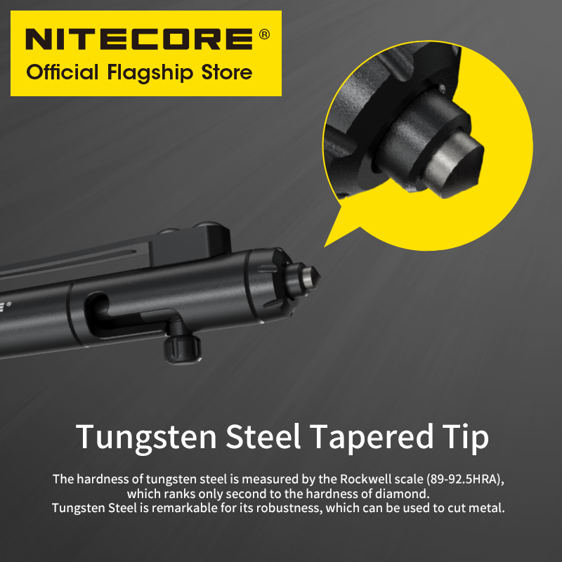 Nitecore NTP31 CNC pluma tácti - Pen Tactical Glass reseña y precio
