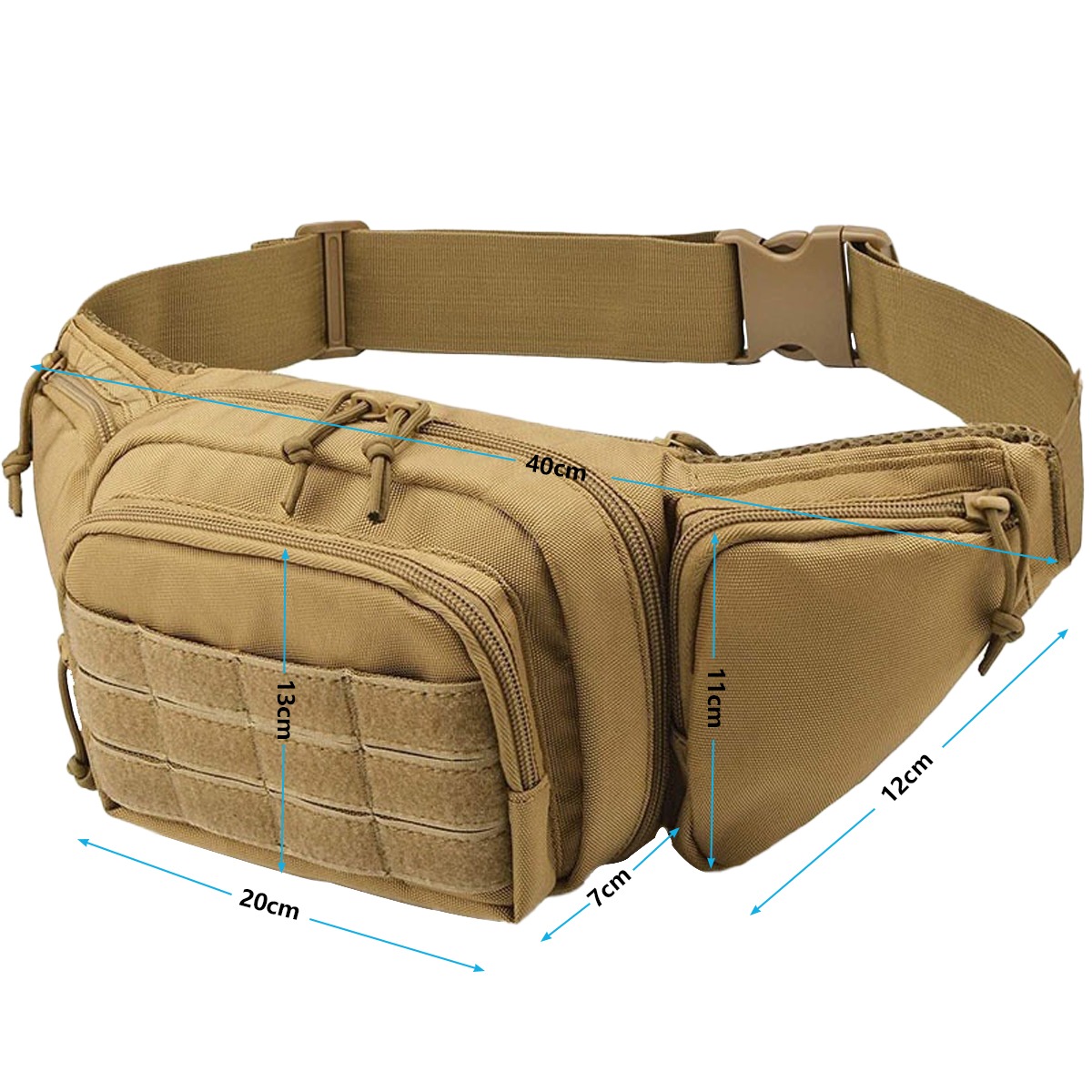 Riñonera Táctica MOLLE para Po - Edc Carry Fanny Pack reseña y precio