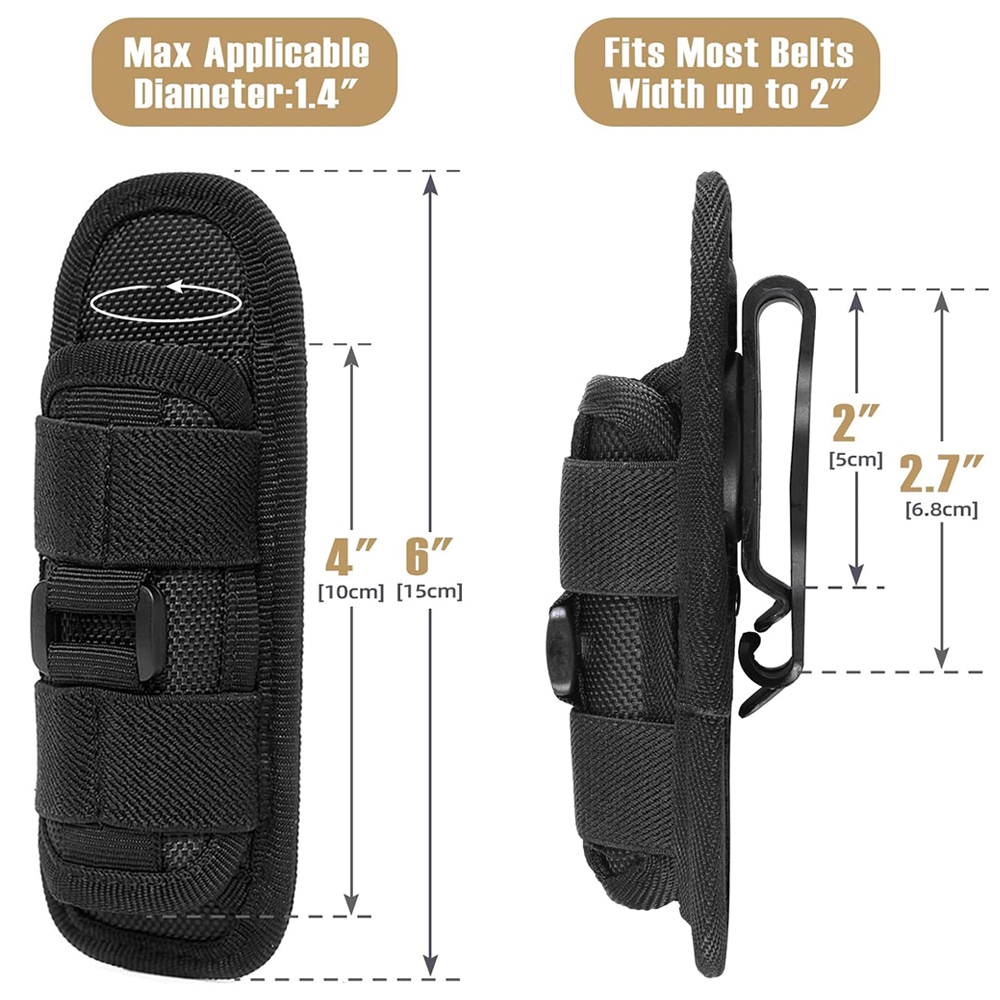 Bolsa para linterna táctica, f - Appendix Carry Edc reseña y precio