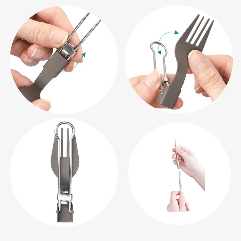 Juego de Cubiertos Plegables d - Edc Everyday Carry Knives reseña y precio