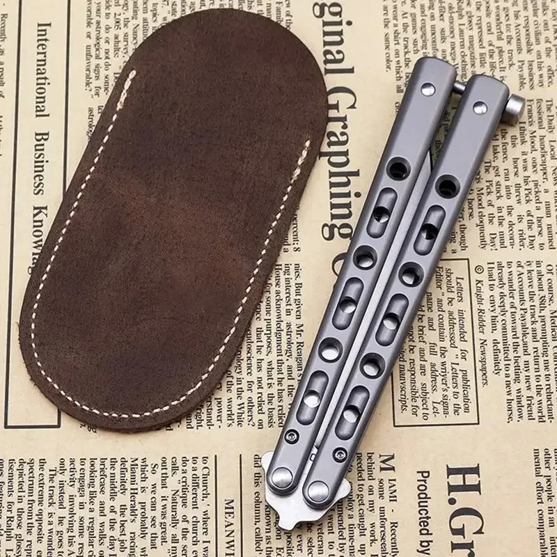 Funda de cuero para cuchillo p - Edc Pocket Carry Fixed Blade reseña y precio