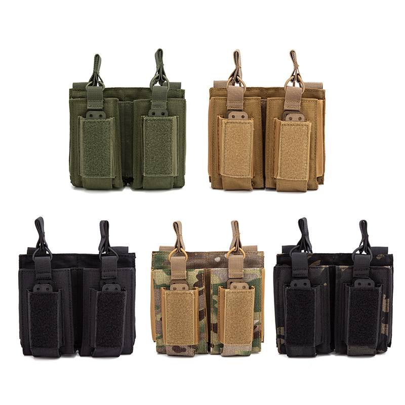 Bolsa doble M4 M14 M16 Molle p - Edc Carry Holster reseña y precio