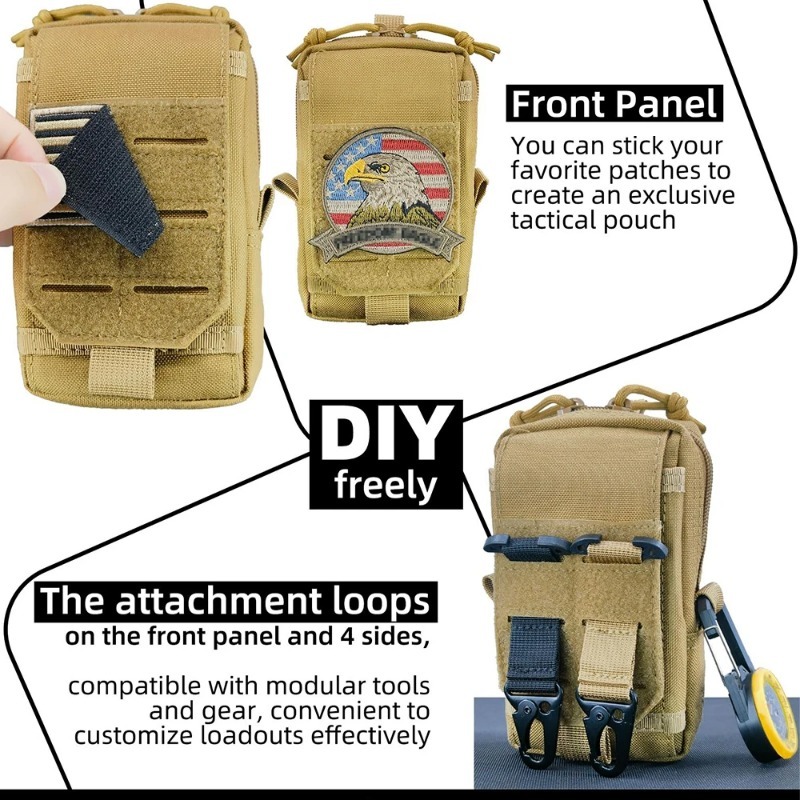 Bolsa Táctica MOLLE EDC para C - Edc Carry Holster reseña y precio