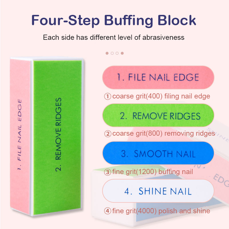 5/10 Uds bloque amortiguador d - Nail File Titanium reseña y precio