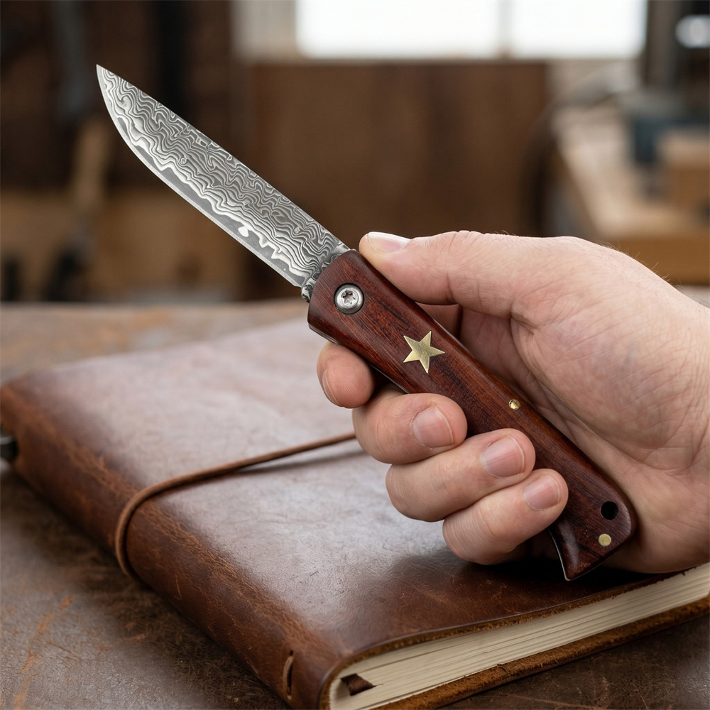 Cuchillo de Bolsillo Plegable  - Edc Pocket Carry Fixed Blade reseña y precio