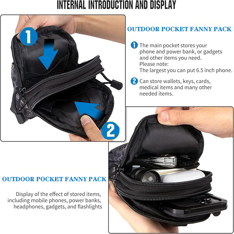 Bolsa táctica Molle Universal  - Edc Carry Holster reseña y precio
