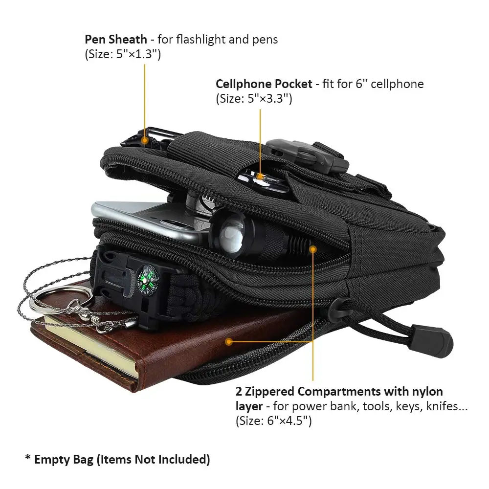 Bolsa de Cintura Táctica para  - Edc Carry Pack reseña y precio